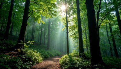  Enchanted forest path inviting exploration