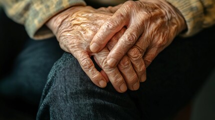 A close-up of hands gripping the knee, illustrating joint pain and discomfort.