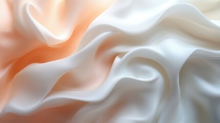Fototapeta premium Light gradient of pale peach and white
