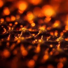 golden christmas lights