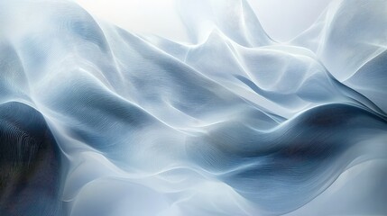 Obraz premium Abstract Dynamic Waves of Light Representation