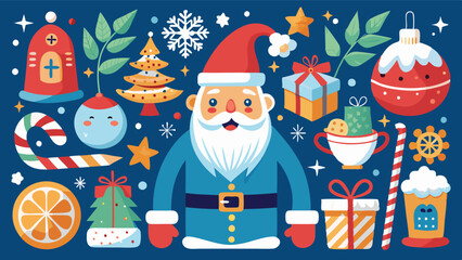 Christmas Illustration Collection: Hand-Drawn Festive Designs for Holiday Projects