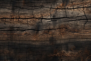 Processed collage of old cracked brown wood material texture. Background for banner, backdrop