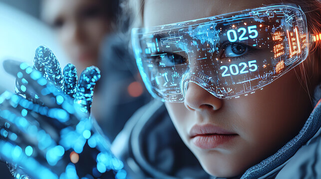 Futuristic collaboration diverse team engaged in data visualization and technology discussion with holographic interface