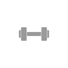 Dumbbell icon isolated on transparent background