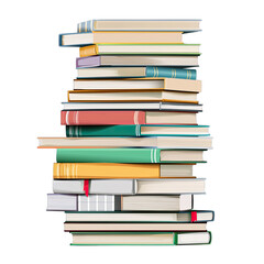 Stack of textbooks