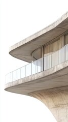 Obraz premium Unique Architectural Features in Close-Up Perspective