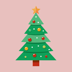 christmas tree illustration