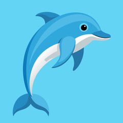 Obraz premium dolphin jumping out of water