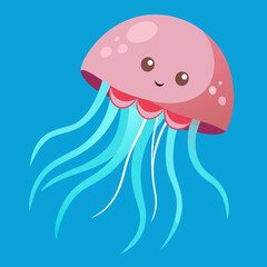 illustration of a octopus with a smile