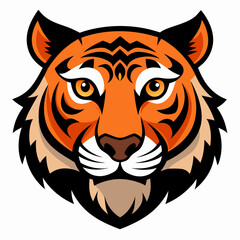 tiger head vector