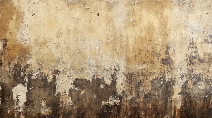 Obraz premium A gritty brown concrete background with prominent cracks and worn-out surface perfect for creating