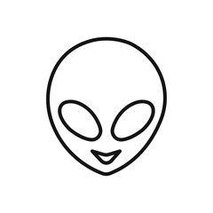 Alien icon vector set collection for web