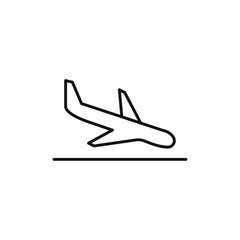 Arrival icon vector set collection for web