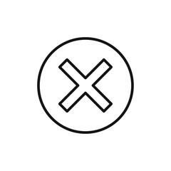 Forbidden icon vector set collection for web