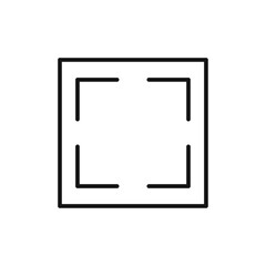 Fullscreen icon vector set collection for web