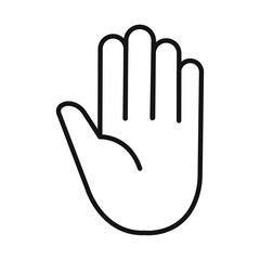 Obraz premium Hand icon vector set collection for web