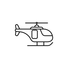 Obraz premium Helicopter icon vector set collection for web