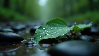 Naklejka premium Natures delicate balance captured in a single frame