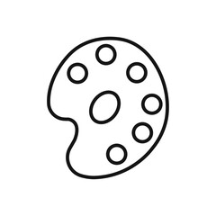 Palette icon vector set collection for web