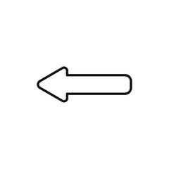 Previous arrow icon vector set collection for web