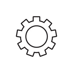 Settings icon vector set collection for web