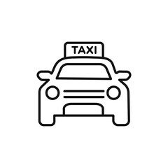 Obraz premium Taxi icon vector set collection for web
