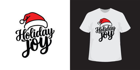 Wavy typography text t shirt design about Christmas day