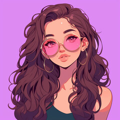 Cute girl avatar