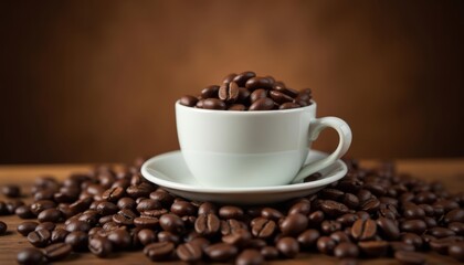 Fototapeta premium Aromatic coffee beans ready to brew
