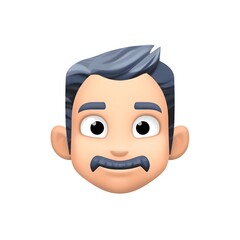 Fototapeta premium Man with Moustache 