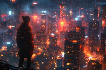 3D map world animated connections and data streams global business infrastructure