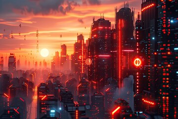 3D map world animated connections and data streams global business infrastructure