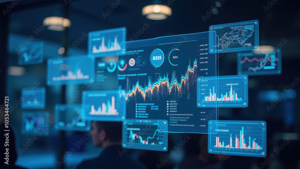 Poster insights into ai technology and data analysis concepts