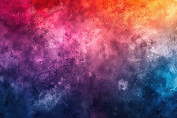 Fototapeta premium Abstract textured background with a gradient of red orange purple and blue
