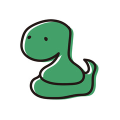 切ない動物シリーズへび