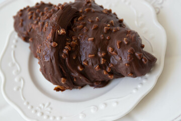 Traditional French Pastry, Chocolate Croissant