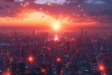 Fototapeta premium 3D map world animated connections and data streams global business infrastructure
