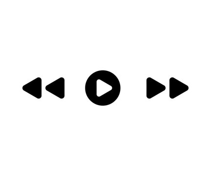 Music player bar sticker icon. Icon media music player. Multimedia navigation vector design and illustration.

