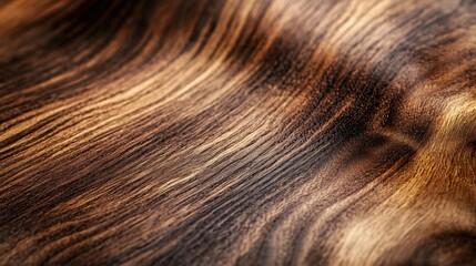 Naklejka premium Smooth walnut wood surface with grain