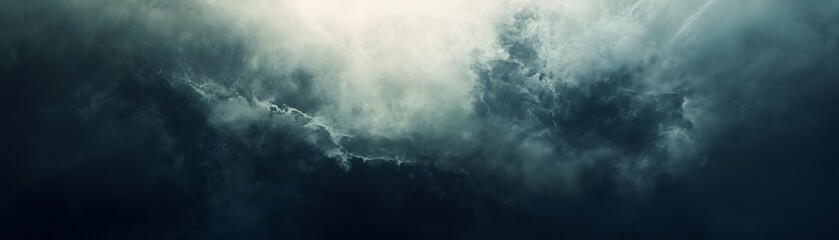 Dark, Ominous Storm Clouds Gathering in the Sky