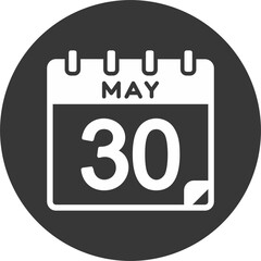 30 May Vector Icon Design