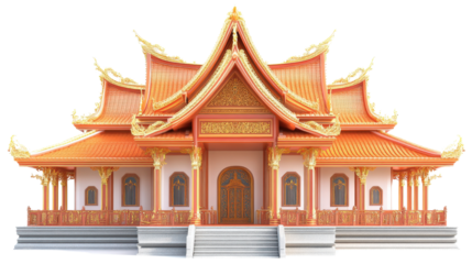Majestic Thai Temple Architecture 