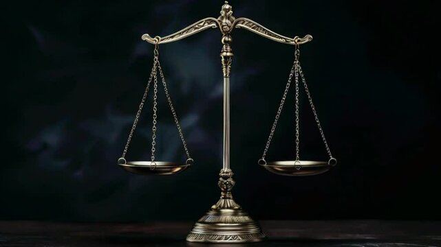 Scales of justice.