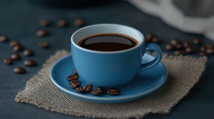 Fototapeta premium The Coffee Cup on Table