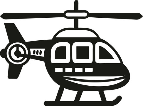 recommend clip art: Helicopter vector silhouette icon with Transparent Background Clipart.