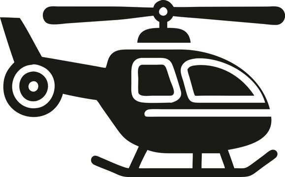 recommend clip art: Helicopter vector silhouette icon with Transparent Background Clipart.