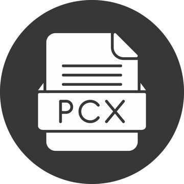 PCX File Format Vector Icon Design