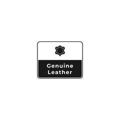 Genuine Leather label vector for product design element. Best Genuine Leather logo for product packaging, websites, print design, element design, and more about Genuine Leather cloth.