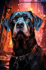 Obraz premium Mastiff dog